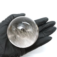 画像5: ルチルクォーツ 丸玉 62mm ブラジル産 スフィア 【 一点もの 】 Rutile quartz 希少 針水晶 ルチル 鉱物 浄化 お守り 風水 オブジェ 幸運 開運 運気 天然石 パワーストーン (5)