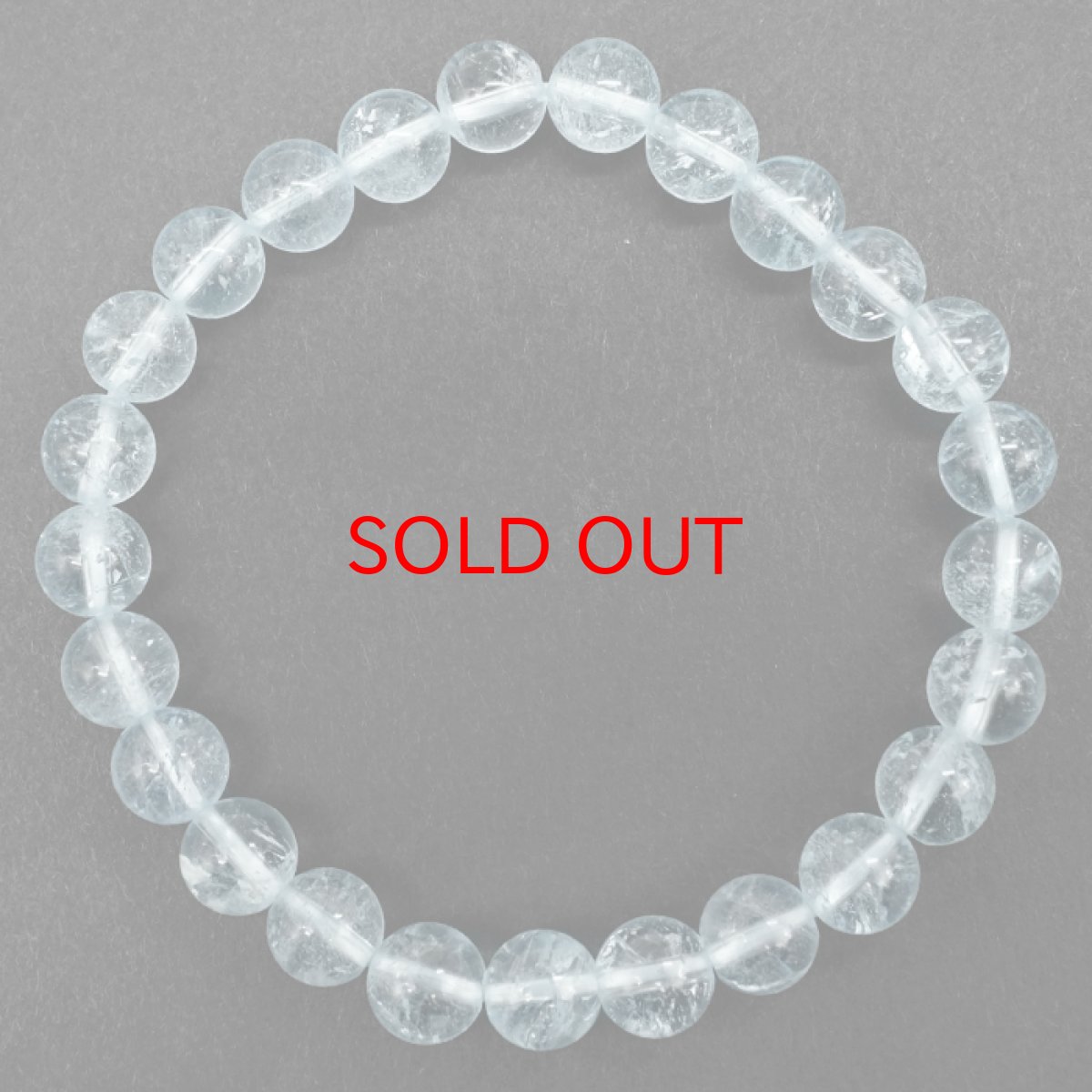画像3: 【セール 14%OFF】 ブルートパーズ ブレスレット 8mm ブラジル産 【一点もの】Blue topaz トパーズ 黄玉 天然石 パワーストーン カラーストーン (3)