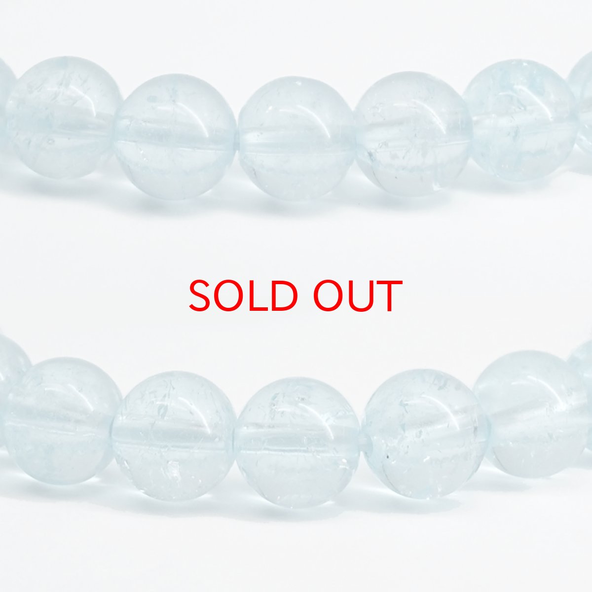 画像2: 【セール 14%OFF】 ブルートパーズ ブレスレット 8mm ブラジル産 【一点もの】Blue topaz トパーズ 黄玉 天然石 パワーストーン カラーストーン (2)