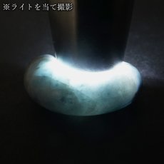 画像3: 糸魚川翡翠 ブルー 約37mm 勾玉 新潟県 小滝入コン沢産【一点物】Itoigawa Jade Blue日本銘石 希少 国石 5月誕生石 糸魚川ひすい 天然石 パワーストーン カラーストーン (3)