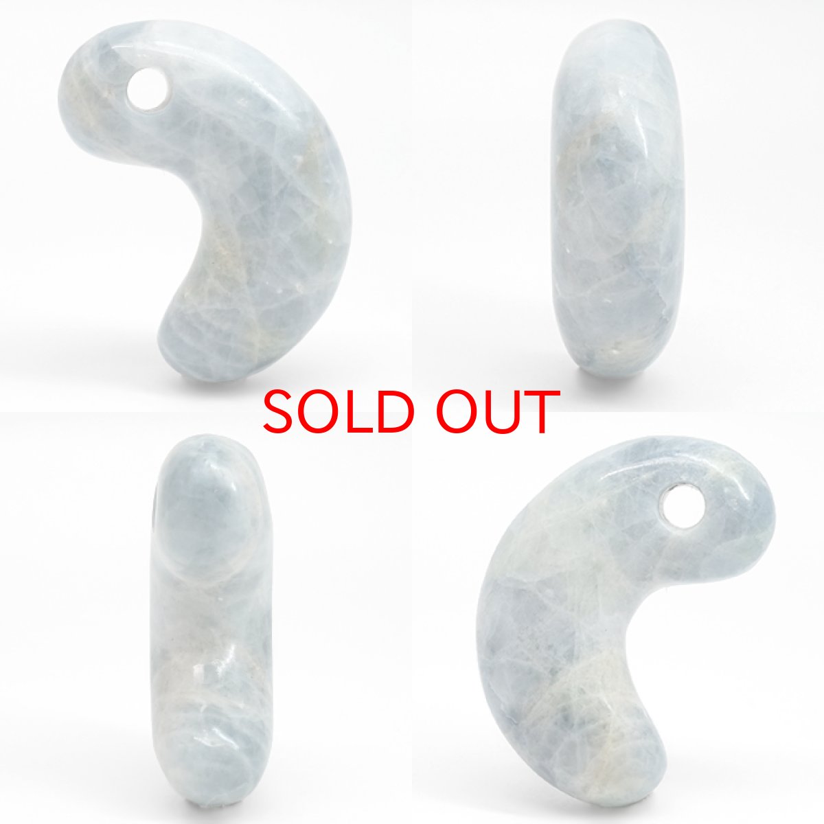 画像2: 糸魚川翡翠 ブルー 約37mm 勾玉 新潟県 小滝入コン沢産【一点物】Itoigawa Jade Blue日本銘石 希少 国石 5月誕生石 糸魚川ひすい 天然石 パワーストーン カラーストーン (2)