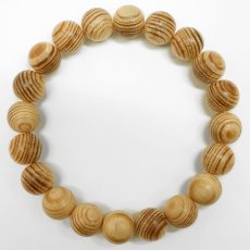 画像3: 群馬黒松(ぐんまくろまつ) ブレスレット 10mm 群馬県 【日本銘木】47都道府県 GUNMA Japanese Black Pine 自社製 日本製 天然木 パワーズウッド (3)