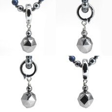 画像2: テラヘルツ ペンダントトップ チャーム スターカット 日本製 自社製 高純度 テラヘルツ鉱石 Terahertz 健康ストーン ことほぎ ラジウム クリッカートップ 天然石 パワーストーン (2)