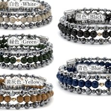 画像5: テラヘルツ × 北投石 形状記憶ブレスレット K18ミラーボール 日本製 自社製 ブレス テラヘルツ 高純度 テラヘルツ鉱石 北投石 天然記念物 放射性 ラジウム 鉛重晶石 【 弊社オリジナル商品 】 (5)