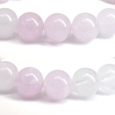 画像2: モルガナイト ブレスレット 12mm ブラジル産 【一点もの】Morganite ベリル ハートフェルトピンク 緑柱石 天然石 パワーストーン カラーストーン (2)