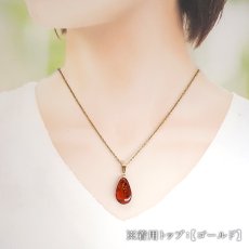 画像6: アンバー ペンダントトップ SV925 リトアニア産 【一点もの】 Amber 天然アンバー 琥珀 内包物 植物 天然石 パワーストーン カラーストーン (6)