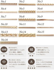 画像6: サージカルステンレス製 ネックレスチェーン 45〜60cm 【ゴールド】 金具付き 金属アレルギー対応 SUS316 医療用ステンレス ネックレス アレルギーフリー チェーン (6)