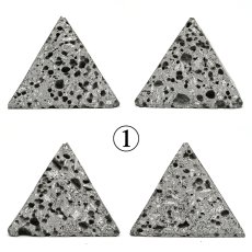 画像2: 霊峰 富士溶岩 ピラミッド 静岡県産【再入荷】 【 一点もの 】 FUJI Lava Stone 台付き 正月飾り インテリア 玄関 縁起物 日本銘石 パワーストーン 天然石 カラーストーン (2)