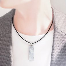 画像4: 糸魚川翡翠 ペンダントトップ ラベンダー 新潟県産 原石 【一点もの】 Itoigawa Jade ステンレス 翡翠 ひすい 希少 国石 日本銘石 お守り 浄化 天然石 パワーストーン (4)