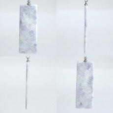 画像2: 糸魚川翡翠 ペンダントトップ ラベンダー 新潟県産 原石 【一点もの】 Itoigawa Jade ステンレス 翡翠 ひすい 希少 国石 日本銘石 お守り 浄化 天然石 パワーストーン (2)