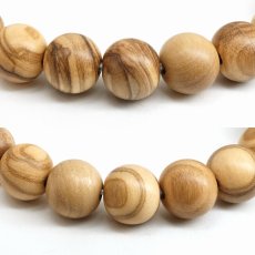 画像3: イタリアンオリーブ 10mm ブレスレット Italian Olive Tree イタリア産 オリーブ木 地中海 農業資源 日本製 自社製 パワーズウッド 世界銘木 天然木 (3)