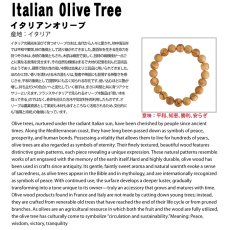 画像5: イタリアンオリーブ 8mm ブレスレット Italian Olive Tree イタリア産 オリーブ木 地中海 農業資源 日本製 自社製 パワーズウッド 世界銘木 天然木 (5)