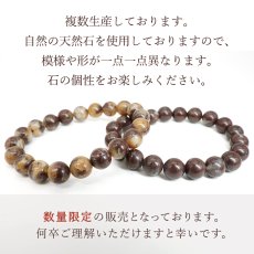 画像4: 桐生更紗石 10mm ブレスレット 群馬県産 KIRYUSARASA Gunma Blood Stone 【数量限定】 桐生市 ブラッドストーン 日本銘石 天然石 パワーストーン カラーストーン (4)