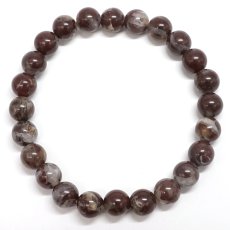 画像3: 桐生更紗石 8mm ブレスレット 群馬県産 KIRYUSARASA Gunma Blood Stone 【数量限定】 桐生市 ブラッドストーン 日本銘石 天然石 パワーストーン カラーストーン (3)