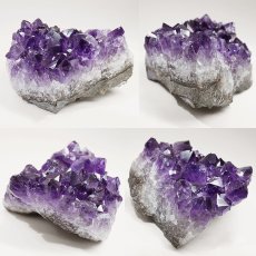 画像2: ウルグアイアメジスト 原石 128.7g ウルグアイ産【一点物】Amethyst 2月誕生石 鉱物 紫水晶 風水 ヒーリング 浄化 天然石 パワーストーン (2)