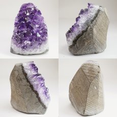 画像2: ウルグアイアメジスト 原石 174.5g ウルグアイ産【一点物】Amethyst 台付き 2月誕生石 鉱物 紫水晶 風水 ヒーリング 浄化 天然石 パワーストーン (2)