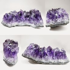 画像2: ウルグアイアメジスト 原石 196.3g ウルグアイ産【一点物】Amethyst 2月誕生石 鉱物 紫水晶 風水 ヒーリング 浄化 天然石 パワーストーン (2)