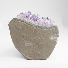 画像3: ウルグアイアメジスト 原石 286.1g ウルグアイ産【一点物】Amethyst 台付き 2月誕生石 鉱物 紫水晶 風水 ヒーリング 浄化 天然石 パワーストーン (3)