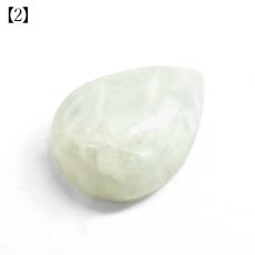 画像6: 糸魚川翡翠 ルース 新潟県産【一点物】高品質 ドロップ カボション Itoigawa Jade 日本銘石 正規代理店 日本製 鉱物 翡翠 ひすい 希少 国石 雫型 しずく お守り 浄化 天然石 パワーストーン (6)