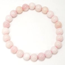 画像3: ピンクオパール 8mm ブレスレット ペルー産 オパール Pink Opal 高品質 コモンオパール 10月誕生石 天然石 浄化 ヒーリング お守り パワーストーン カラーストーン (3)
