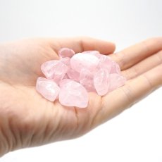 画像3: ローズクォーツ 大粒 さざれ 100g 天然石 パワーストーン カラーストーン (3)