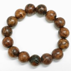 画像3: 屋久杉 泡瘤 (あわこぶ) 15mm ブレスレット 【一点もの】YAKUSUGI AWAKOBU 鹿児島県 屋久島 国産 日本製 瘤 杉 エネルギー パワーズウッド 天然木 (3)