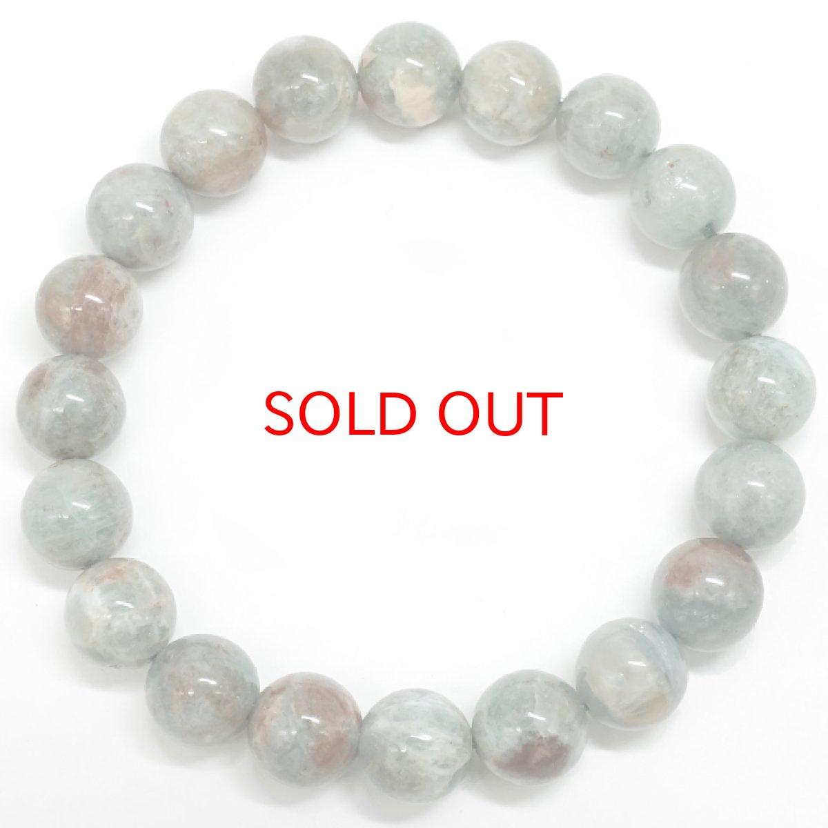画像3: ヘマタイトインアクアマリン 10mm ブレスレット ブラジル産 【一点もの】 アクアマリン Aquamarine 高品質 ヘマタイト 希少 共生 鉱物 内包 天然石 パワーストーン カラーストーン (3)
