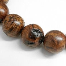 画像6: 屋久杉 泡瘤 (あわこぶ) 15mm ブレスレット 【一点もの】YAKUSUGI AWAKOBU 鹿児島県 屋久島 国産 日本製 瘤 杉 エネルギー パワーズウッド 天然木 (6)