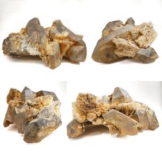 画像2: 水晶 クラスター 約1.1kg 秋田県産【 一点もの 】証明書付き 台付き 原石 国産天然石 国産水晶 Quartz クォーツ 結晶 鉱物 お守り 浄化 開運 縁起物 天然石 パワーストーン カラーストーン (2)