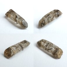 画像2: 山梨水晶 原石 約0.7g 山梨県産【 一点もの 】国産天然石 国産水晶 Quartz クォーツ ポイント 結晶 鉱物 お守り 浄化 天然石 パワーストーン カラーストーン (2)