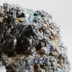 画像3: レインボーヘマタイト 原石 約109g 宮崎県産 えびの市 【 一点もの 】証明書付き 台付き 国産天然石 Hematite 赤鉄鉱 結晶 鉱物 お守り 浄化 天然石 パワーストーン カラーストーン (3)