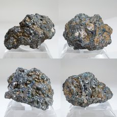 画像2: レインボーヘマタイト 原石 約109g 宮崎県産 えびの市 【 一点もの 】証明書付き 台付き 国産天然石 Hematite 赤鉄鉱 結晶 鉱物 お守り 浄化 天然石 パワーストーン カラーストーン (2)