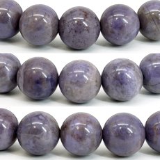 画像2: トルコ翡翠 約9.5mm ブレスレット トルコ・ハルマンジュク産 【一点もの】 ターキッシュパープルジェイド トルキエナイト Turkish Jadeite ジェダイト 硬玉 鉱物 天然石 パワーストーン (2)