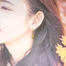 画像3: ヘリオドール アメリカンピアス ブラジル産 Heliodor 日本製 自社製 ステンレス ゴールド アクセサリー 天然石ピアス 両耳用 ベリル 緑柱石 ゴールデンベリル 金運 ヒーリング エネルギー お揃い ペアアクセ お守り 天然石 パワーストーン カラーストーン (3)