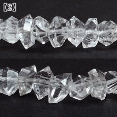 画像5: ハーキマーダイヤモンド ブレスレット アメリカ産 【一点もの】Harkimer Diamond 希少 レア オイルイン ドリームクリスタル 水晶 クリスタル クォーツ 4月誕生石 エネルギー 浄化 厄除け 内包物 蛍光 鉱物 お守り 天然石 パワーストーン (5)