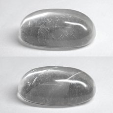 画像3: 山梨 黒平水晶 ルース オーバル 山梨県産 Kurobera Quartz 【 一点もの 】 カボション 裸石 国産天然石 国産水晶 鉱物 お守り 浄化 ハンドメイド コレクション 日本銘石 天然石 (3)