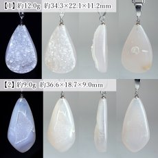 画像2: メノウ ジオード ペンダントトップ インドネシア産 【一点もの】 Agate Geode 真鍮 バチカン 原石 鉱物 瑪瑙 アゲート 風水 晶洞石 瑪瑙晶洞 日本製 アクセサリー ヒーリング エネルギー お守り 浄化 天然石 パワーストーン カラーストーン (2)