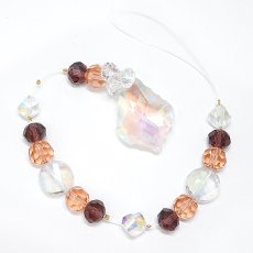 画像2: サンキャッチャー Anchor ロング アンカー ガラス オリジナル 日本製 自社製 飾り物 縁起物 インテリア 開運 アイテム 運気アップ 幸運 雑貨 太陽光 虹 窓 卓上 窓辺 吊り下げ キラキラ シンプル ビーズ 上品 玄関 カラーストーン (2)