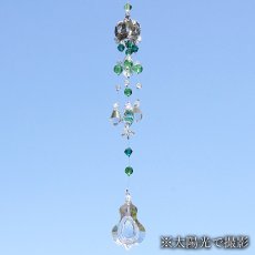 画像5: サンキャッチャー Crown Elegance エレガンス ロング ガラス オリジナル 日本製 自社製 飾り物 縁起物 インテリア 雑貨 開運 アイテム 運気アップ 幸運 王冠 太陽光 虹 窓 卓上 窓辺 吊り下げ キラキラ ゴージャス 上品 玄関 カラーストーン (5)