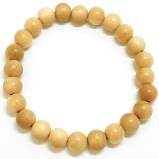 画像3: 越後国雪椿（えちごのくにゆきつばき) ブレスレット 8mm 新潟県【日本銘木】47都道府県 ECHI GONOKUNI Japanese Snow Camelia 自社製 日本製 希少 県木 ツバキ 忍耐 誠実 気品 天然木 パワーズウッド (3)