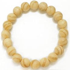 画像3: 愛比売 赤松（えひめあかまつ) ブレスレット 10mm 愛媛県【日本銘木】47都道府県 EHIME Japanese Red Pine 自社製 日本製 希少 松 県木 長寿 節操 吉祥 女神 ひめ 女性 愛 美しい あかまつ 天然木 パワーズウッド (3)