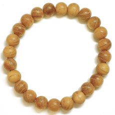 画像3: 遠江国欅（とうとうみこくけやき) ブレスレット 8mm 静岡県【日本銘木】47都道府県 TOUTOUMIKOKU Japanese Zelkova 自社製 日本製 島田市 神聖 幸運 健康 長寿 天然木 パワーズウッド (3)