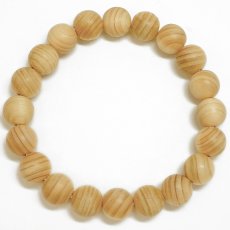 画像3: 肥前国桧（ひぜんこくひのき) ブレスレット 10mm 佐賀県【日本銘木】47都道府県 HIZENKOKU Japanese Cypress 自社製 日本製 脊振山地 ひのき 不滅 高潔 威厳 癒し 水 守り神 神聖 天然木 パワーズウッド (3)