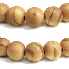 画像2: 飫肥杉（おびすぎ) ブレスレット 10mm 宮崎県【日本銘木】47都道府県 OBISUGI 自社製 日本製 日南市 スギ 杉 雄大 堅固 優秀 天然木 パワーズウッド (2)