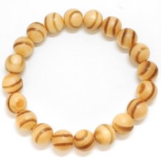 画像3: 松の間滑松（まつのまなめらまつ) ブレスレット 10mm 山口県【日本銘木】47都道府県 MATSUNOMA NAMERA Japanese Red Pine 自社製 日本製 赤松 県木 希少 不老長寿 勇敢 優雅 格式 天然木 パワーズウッド (3)