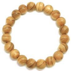 画像3: 飫肥杉（おびすぎ) ブレスレット 10mm 宮崎県【日本銘木】47都道府県 OBISUGI 自社製 日本製 日南市 スギ 杉 雄大 堅固 優秀 天然木 パワーズウッド (3)