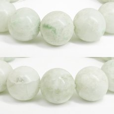 画像2: 糸魚川翡翠 AAランク 白緑 ブレスレット 14mm 新潟県産【一点物】Itoigawa Jade 日本銘石 正規代理店 日本製 自社製 ホワイト グリーン 証明書付き 高品質 鉱物 翡翠 希少 国石 糸魚川ひすい 健康運 幸運 お守り 浄化 天然石 パワーストーン (2)