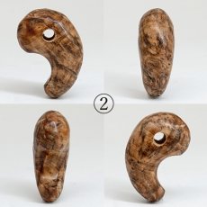 画像4: 屋久杉 泡瘤 (あわこぶ) 勾玉 21mm 【一点もの】 YAKUSUGI AWAKOBU 鹿児島県 屋久島 国産 日本製 瘤 杉 エネルギー パワーズウッド 天然木 (4)