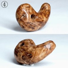 画像9: 屋久杉 泡瘤 (あわこぶ) 勾玉 21mm 【一点もの】 YAKUSUGI AWAKOBU 鹿児島県 屋久島 国産 日本製 瘤 杉 エネルギー パワーズウッド 天然木 (9)