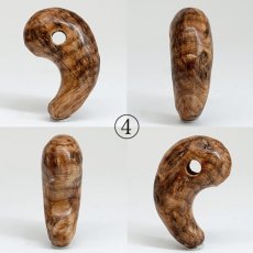 画像8: 屋久杉 泡瘤 (あわこぶ) 勾玉 21mm 【一点もの】 YAKUSUGI AWAKOBU 鹿児島県 屋久島 国産 日本製 瘤 杉 エネルギー パワーズウッド 天然木 (8)